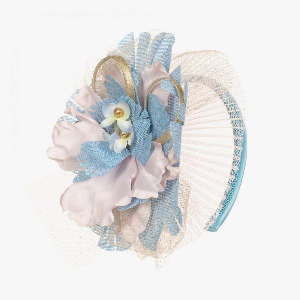 Graci-Girls Blue & Pink Hairband | Childrensalon Outlet