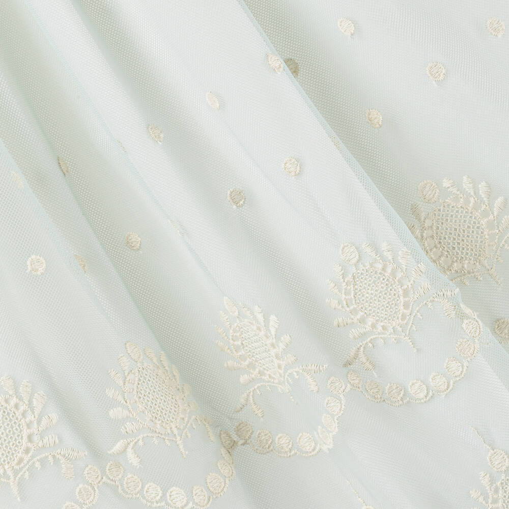 Graci-Girls Blue Tulle Lace Dress | Childrensalon Outlet