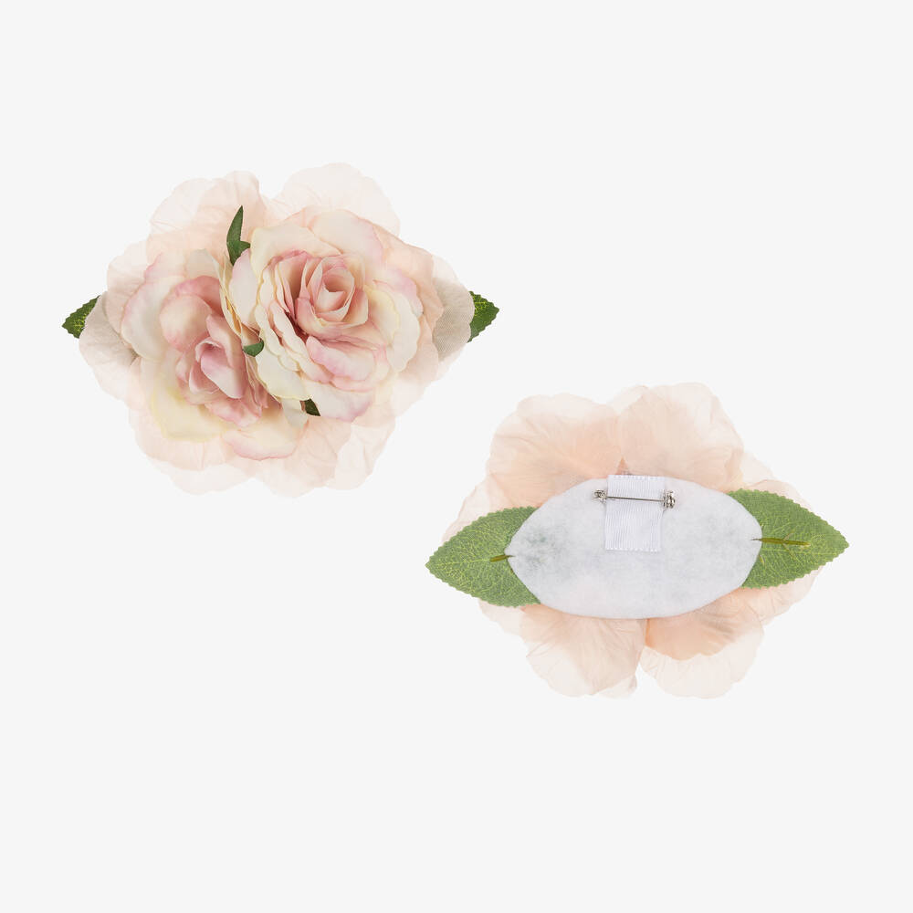 Graci-Кораллово-розовое платье с лепестками | Childrensalon Outlet