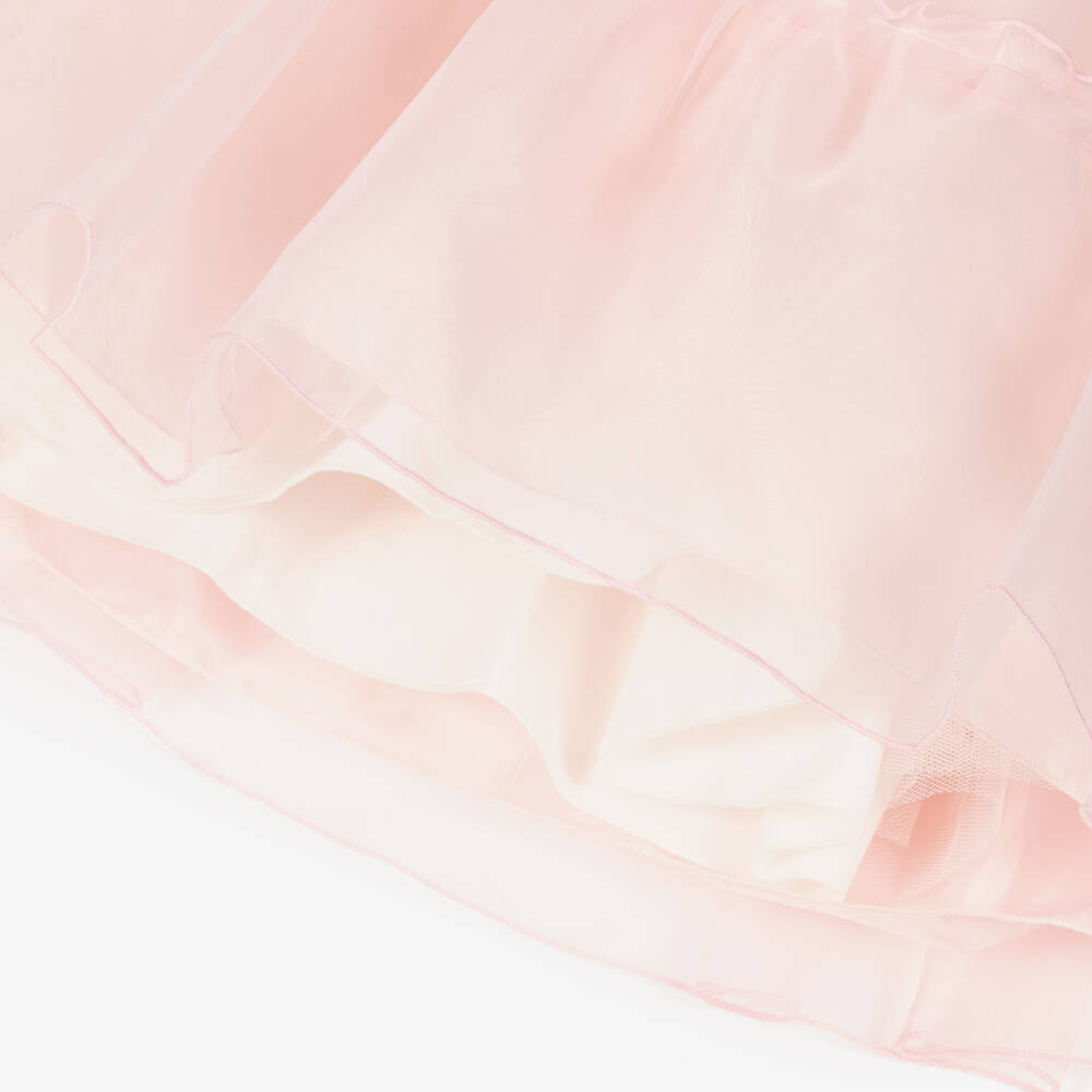 Graci-Girls Delicate Pink Organza Gown | Childrensalon Outlet