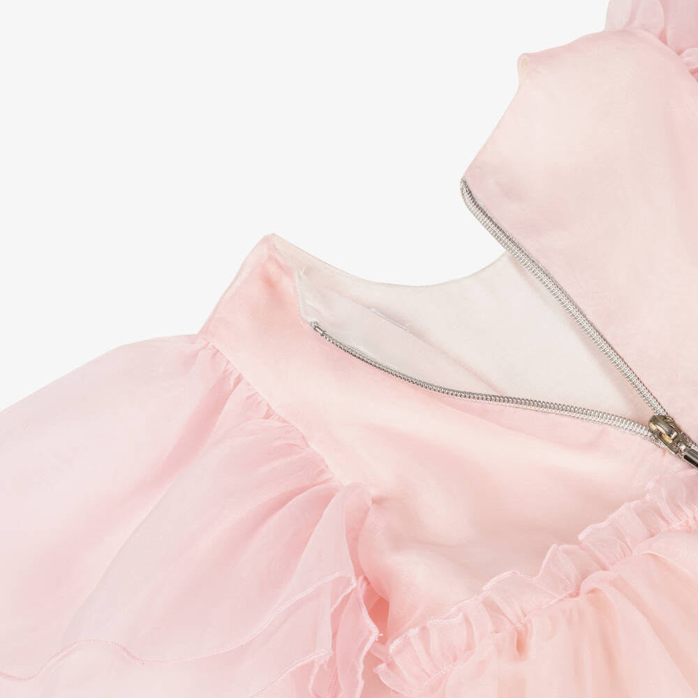 Graci-Girls Delicate Pink Organza Gown | Childrensalon Outlet