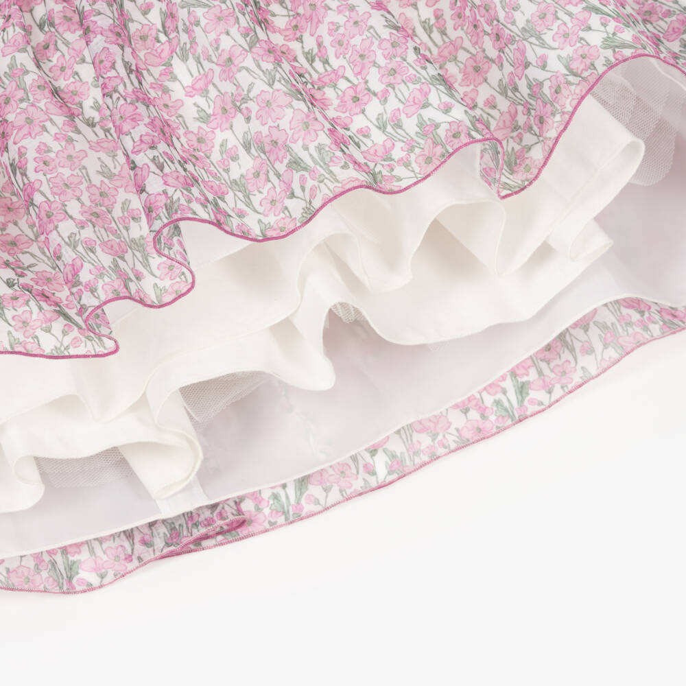 Graci-Girls Delightful Pink Organza Gown | Childrensalon Outlet