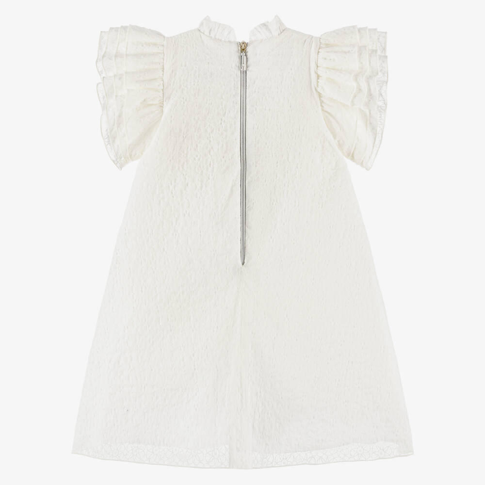 Graci-فستان عاجي أنيق مزين بالزهور للبنات | Childrensalon Outlet