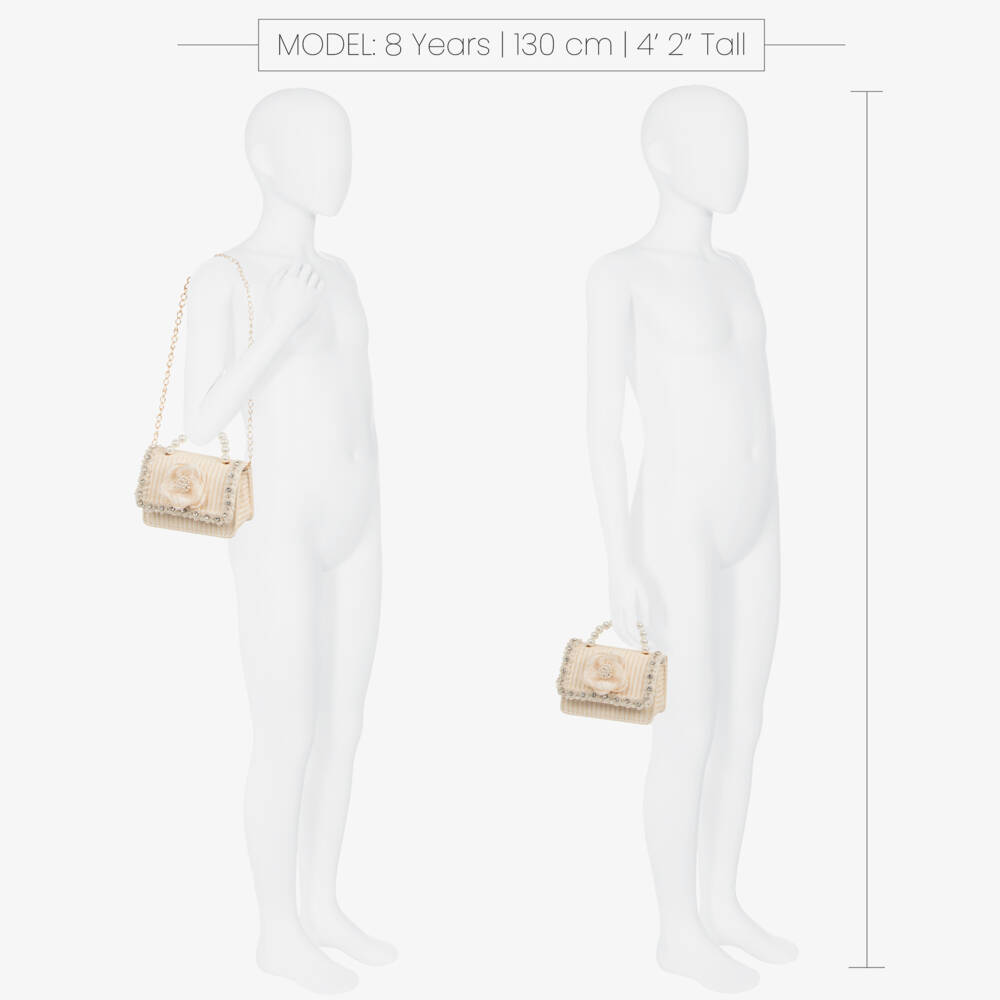 Graci-Girls Elegant Ivory Pearl Handle Bag | Childrensalon Outlet