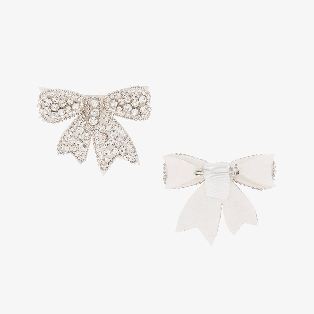 Graci-Girls Elegant White Organza Ruffle Dress | Childrensalon Outlet