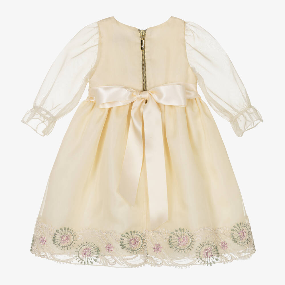 Graci-Girls Embroidered Organza Dress | Childrensalon Outlet