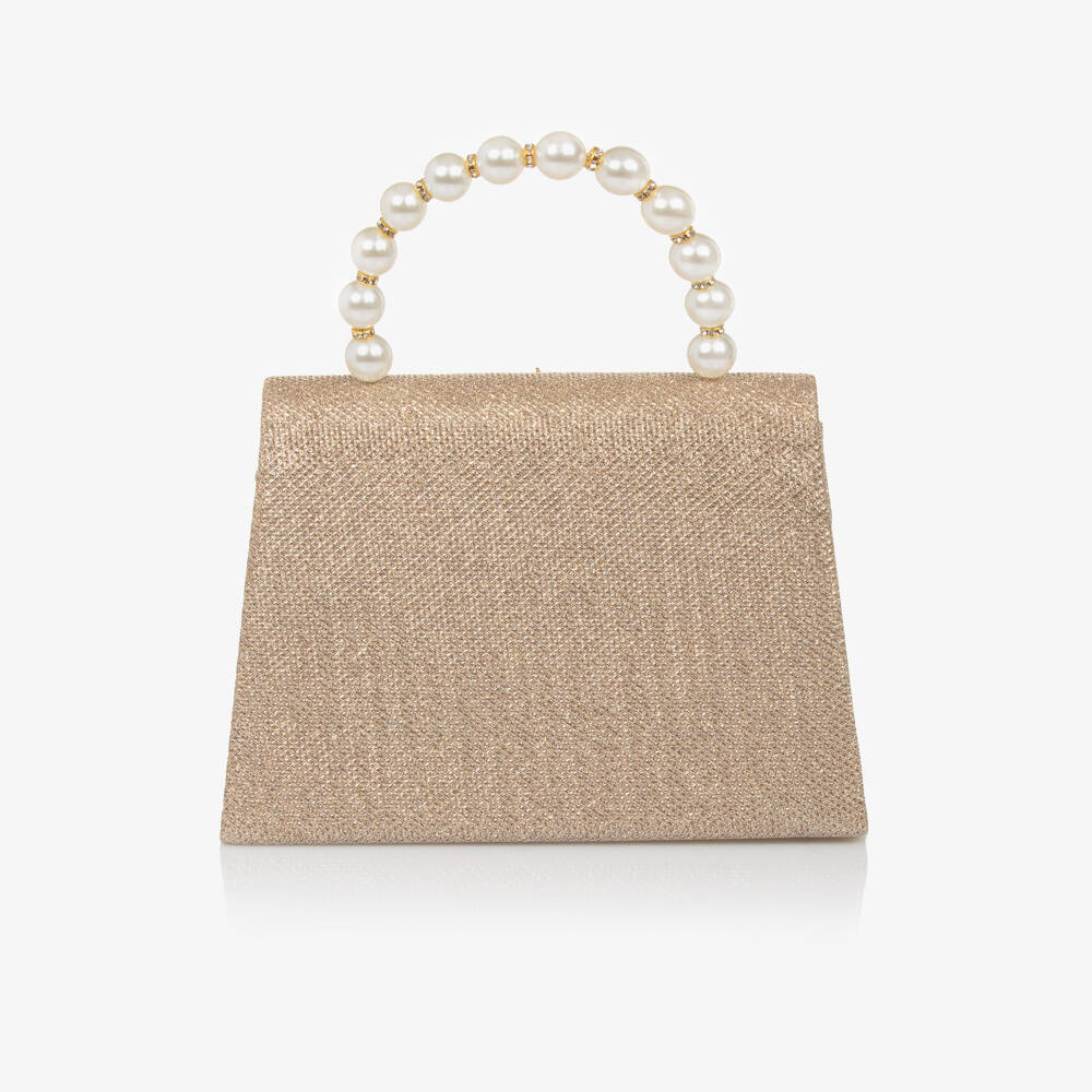 Graci-Сумка с золотым блеском и бантом для девочек | Childrensalon Outlet