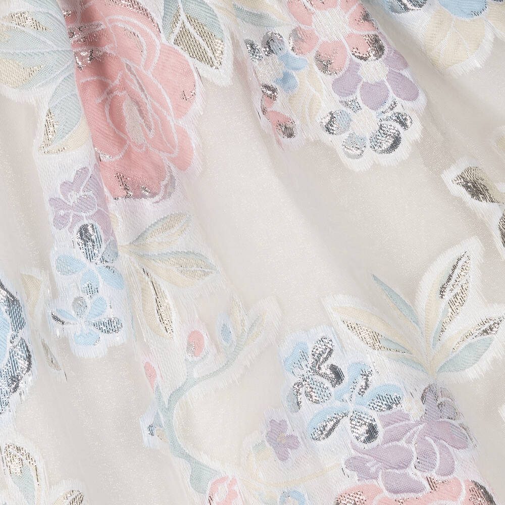 Graci-Girls Ivory Floral Chiffon Dress | Childrensalon Outlet