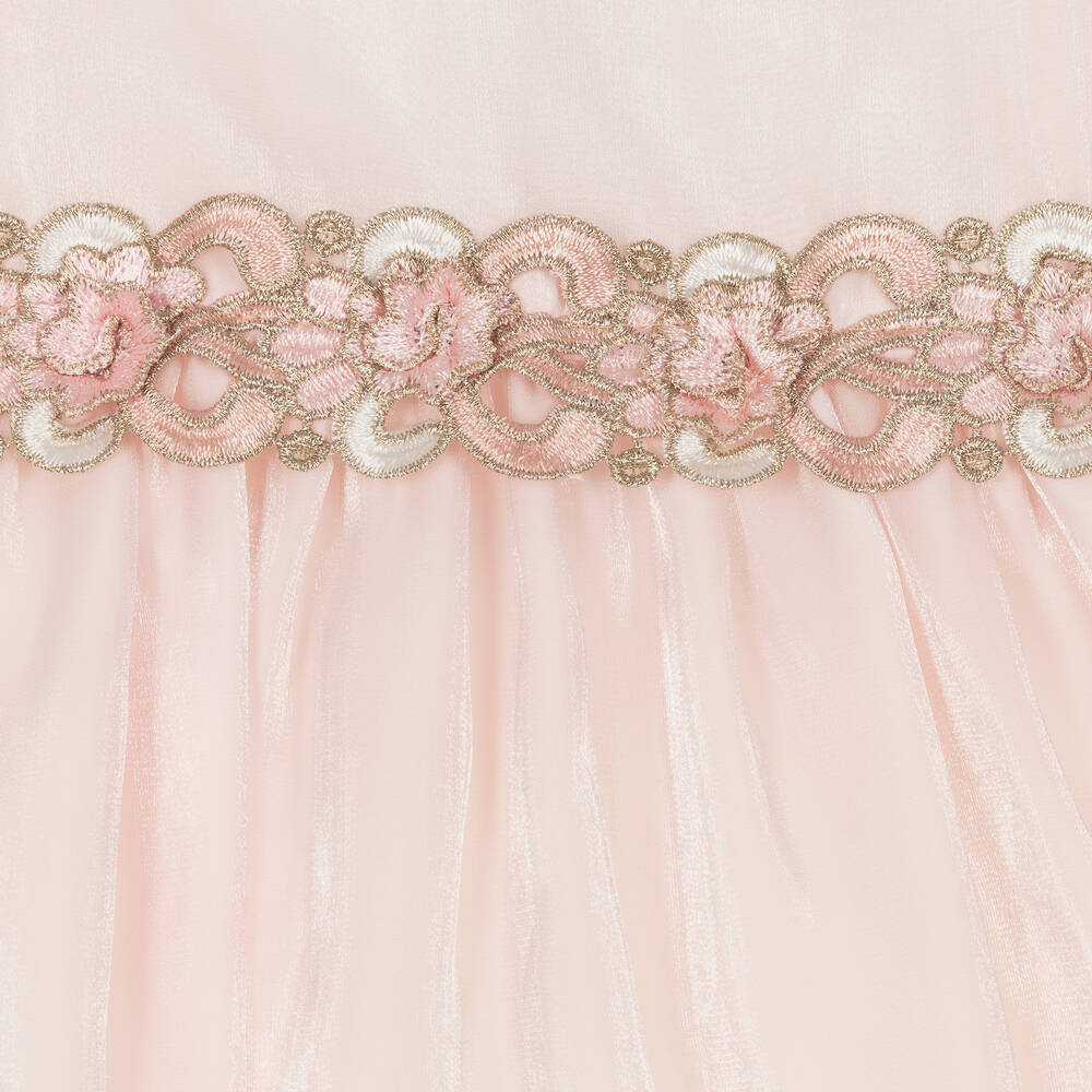 Graci-Girls Pale Pink Organza Dress | Childrensalon Outlet