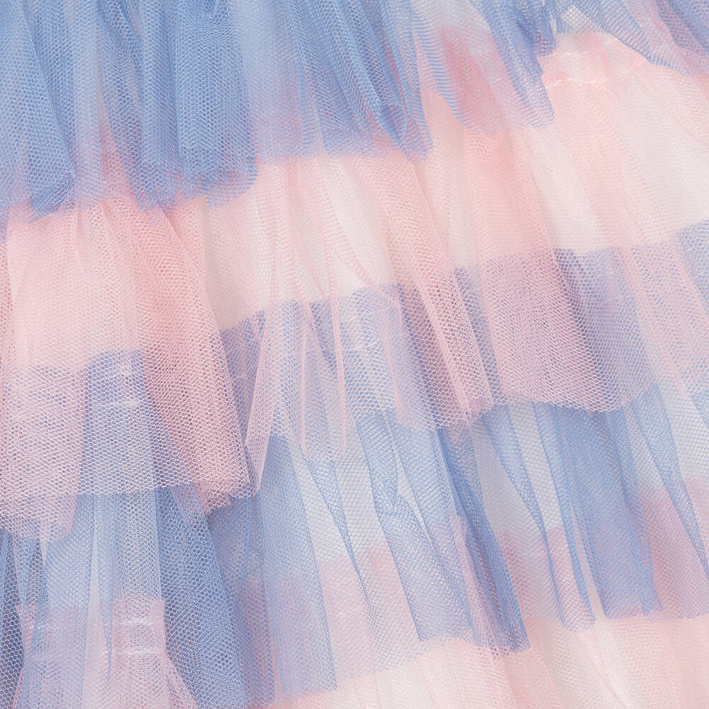 Graci-Розово-голубое платье из тюля | Childrensalon Outlet