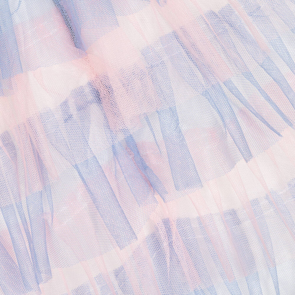 Graci-Girls Pink & Blue Tulle Dress | Childrensalon Outlet