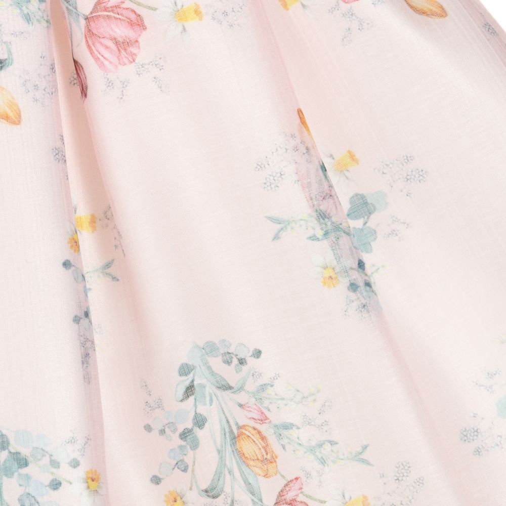 Graci-Girls Pink Floral Dress  | Childrensalon Outlet