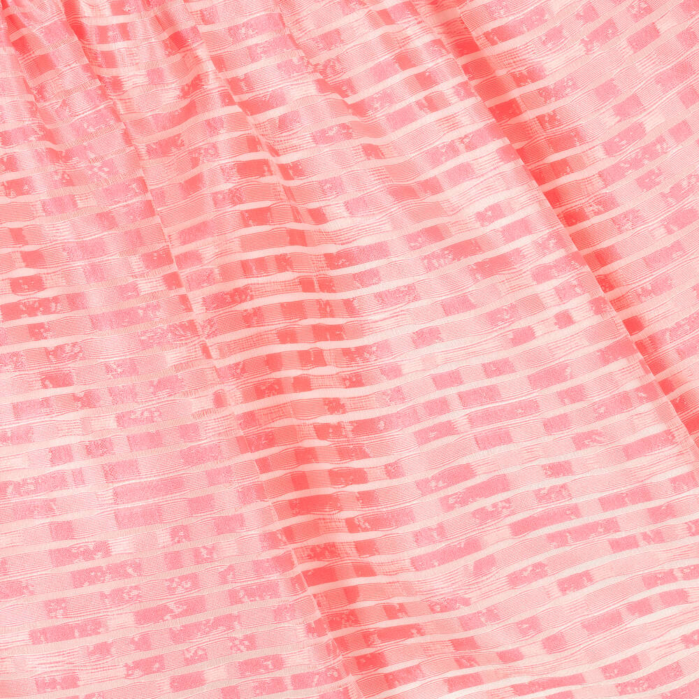 Graci-Розовое платье из органзы с бантом | Childrensalon Outlet