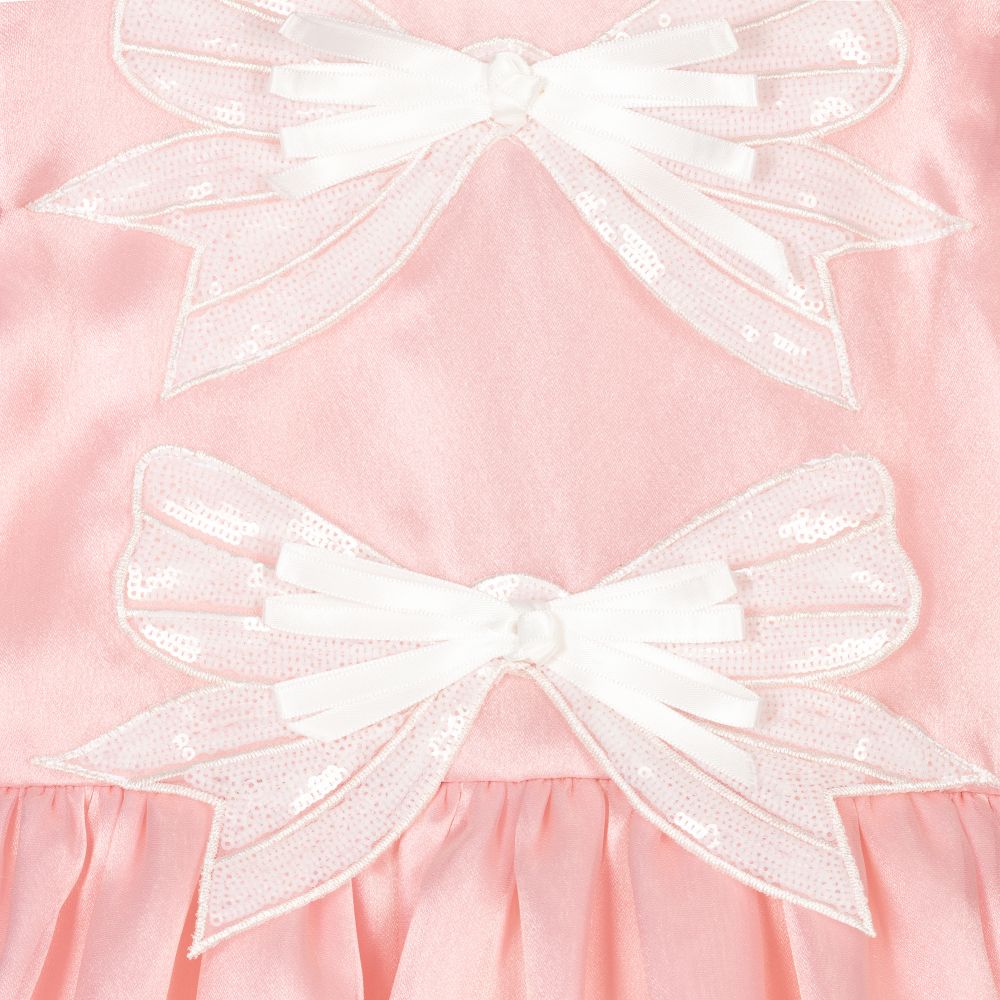 Graci-Розовое платье из органзы для девочек | Childrensalon Outlet