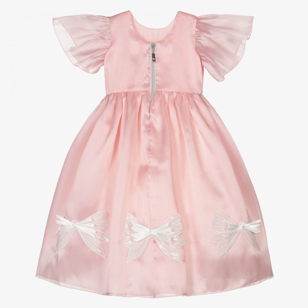 Graci-Розовое платье из органзы для девочек | Childrensalon Outlet