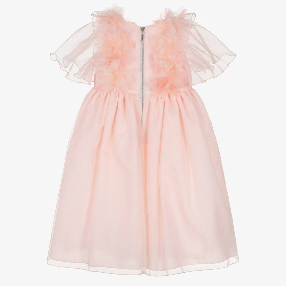 Graci-Розовое платье из органзы | Childrensalon Outlet