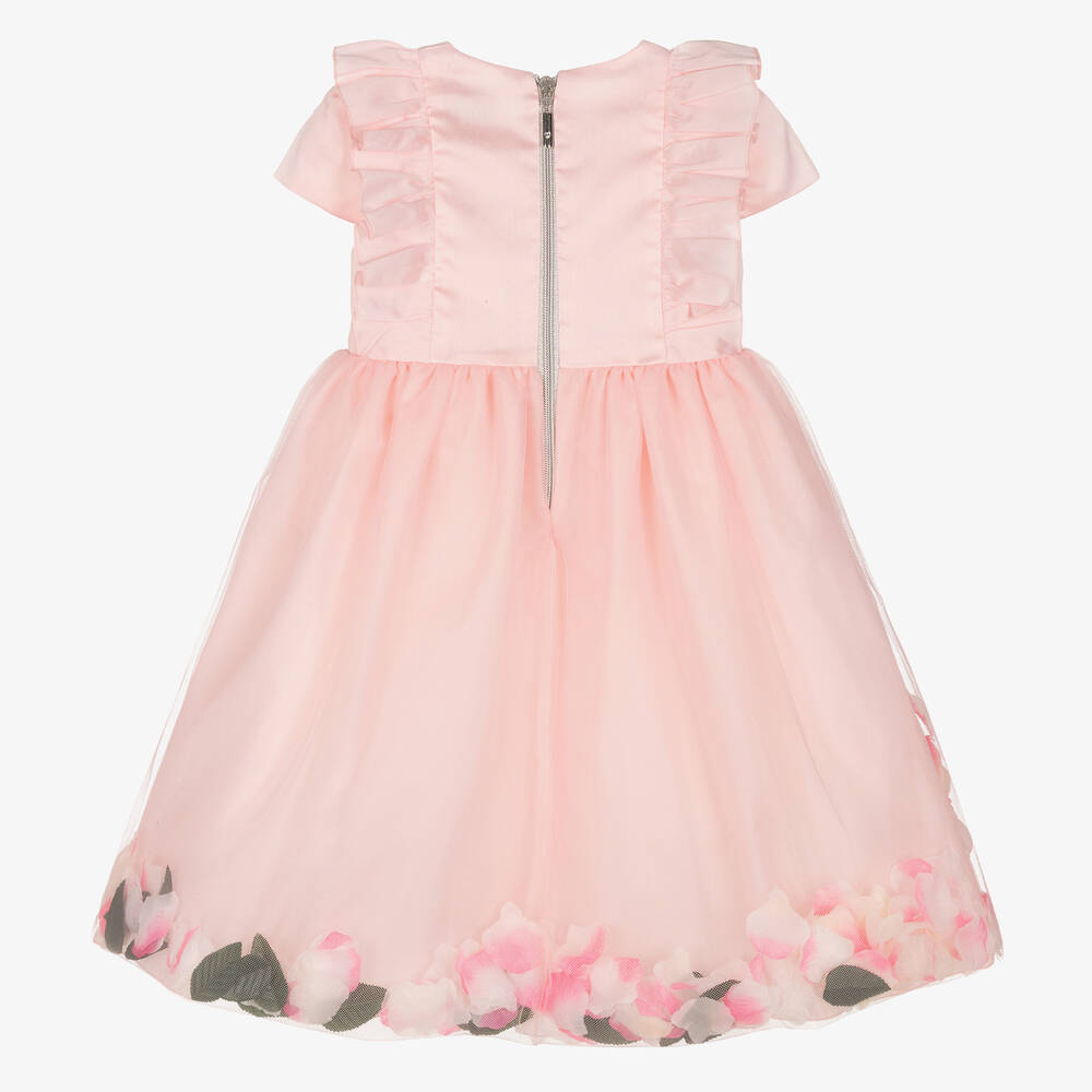 Graci-Розовое платье с лепестками | Childrensalon Outlet