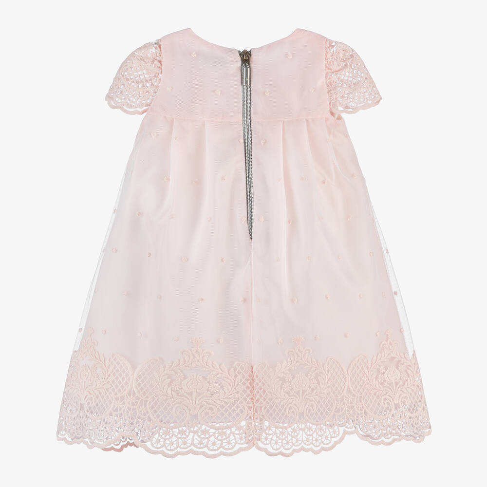 Graci-Girls Pink Tulle Flower Dress | Childrensalon Outlet