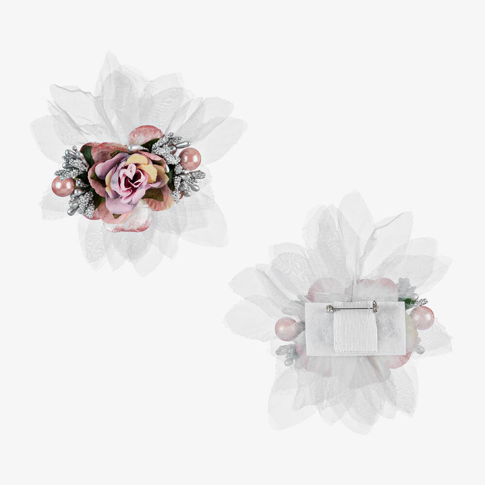 Graci-Girls Pink Tulle Flower Dress | Childrensalon Outlet