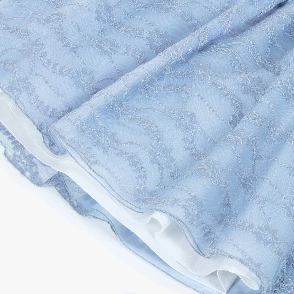 Graci-Girls Powder Blue Lace Dress | Childrensalon Outlet