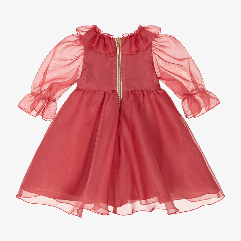 Graci-Красное шифоновое платье | Childrensalon Outlet