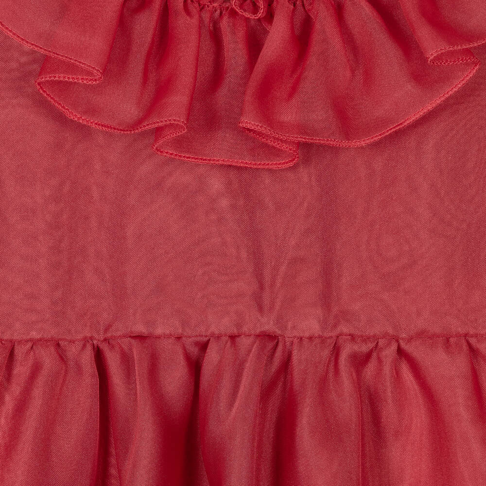 Graci-Красное шифоновое платье | Childrensalon Outlet