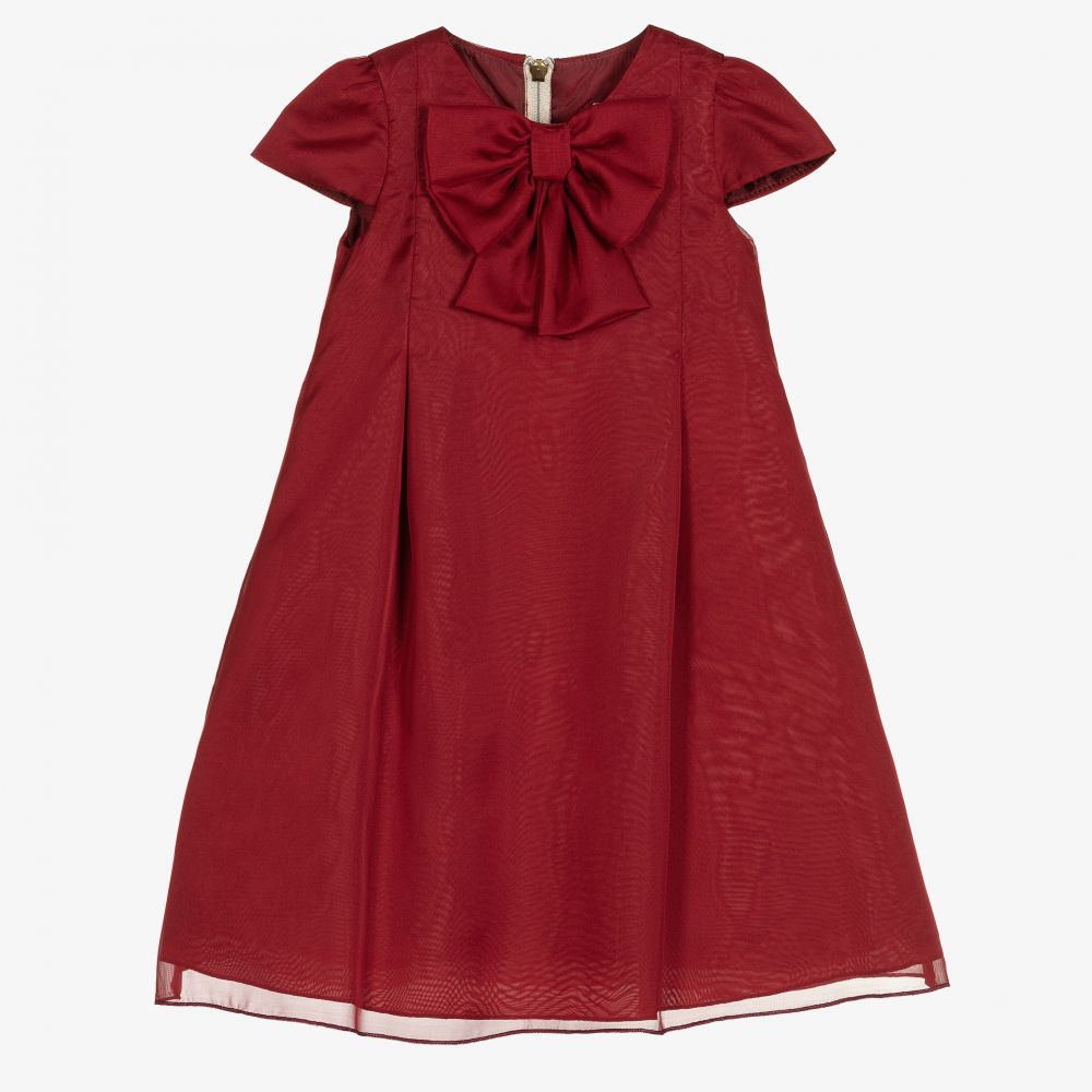 Graci-Красное платье из органзы для девочек | Childrensalon Outlet