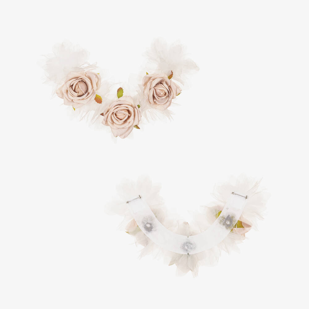 Graci-Girls Rose Jacquard Party Dress | Childrensalon Outlet