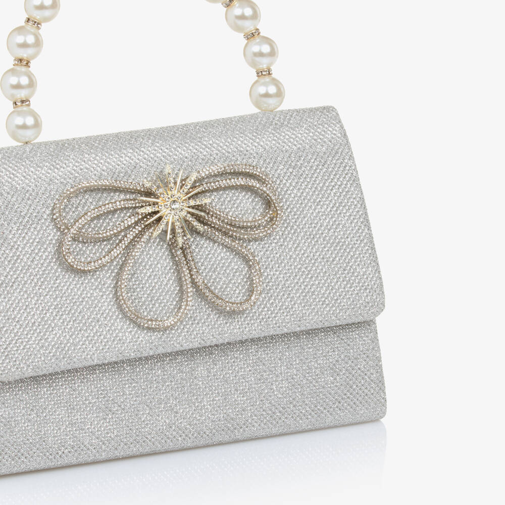 Graci-Girls Sparkling Bow Handbag | Childrensalon Outlet