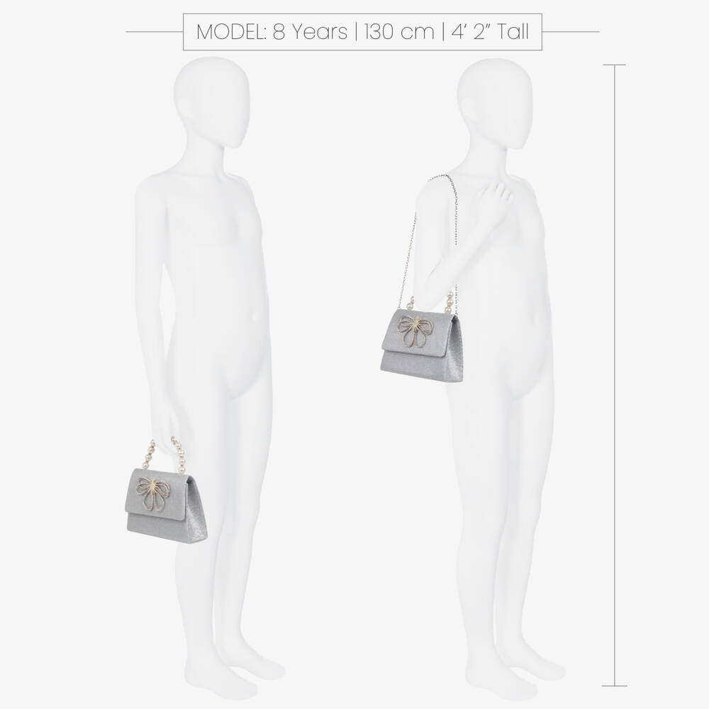 Graci-Girls Sparkling Bow Handbag | Childrensalon Outlet