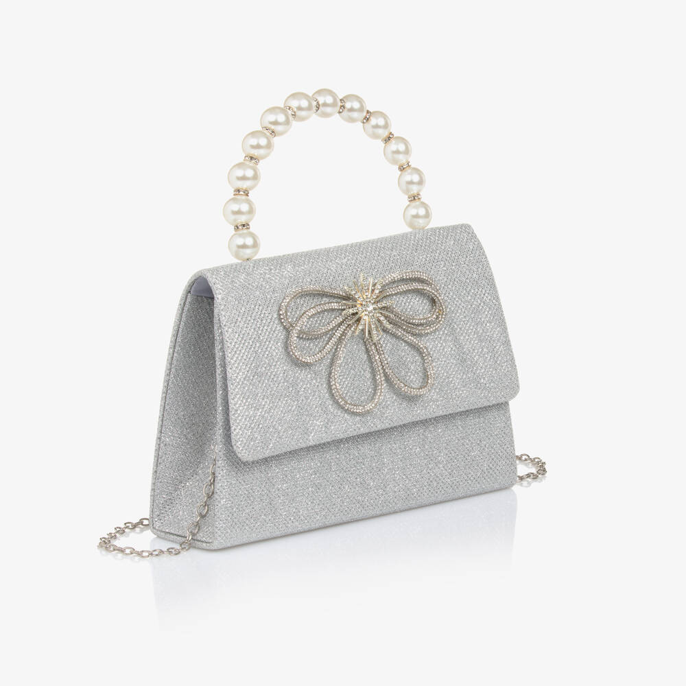 Graci-Girls Sparkling Bow Handbag | Childrensalon Outlet