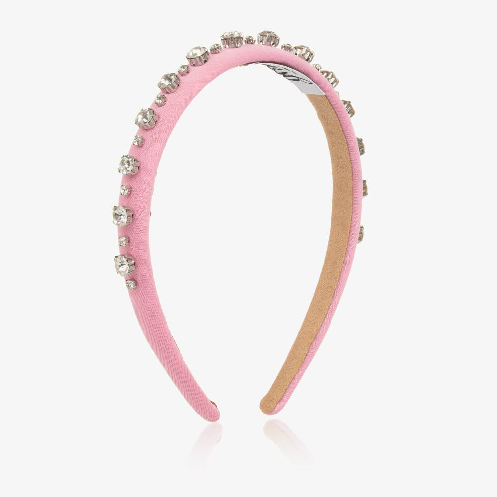Graci-Girls Sparkling Pink Gem Hairband | Childrensalon Outlet