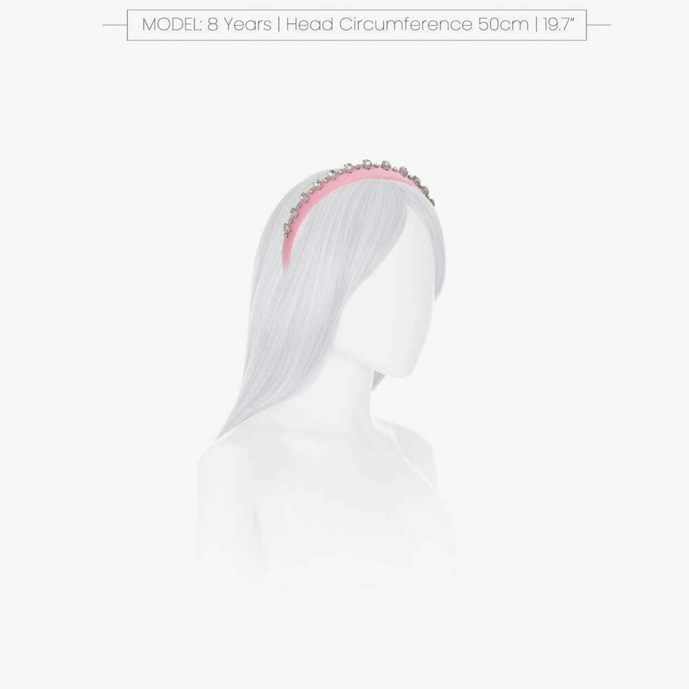 Graci-Girls Sparkling Pink Gem Hairband | Childrensalon Outlet