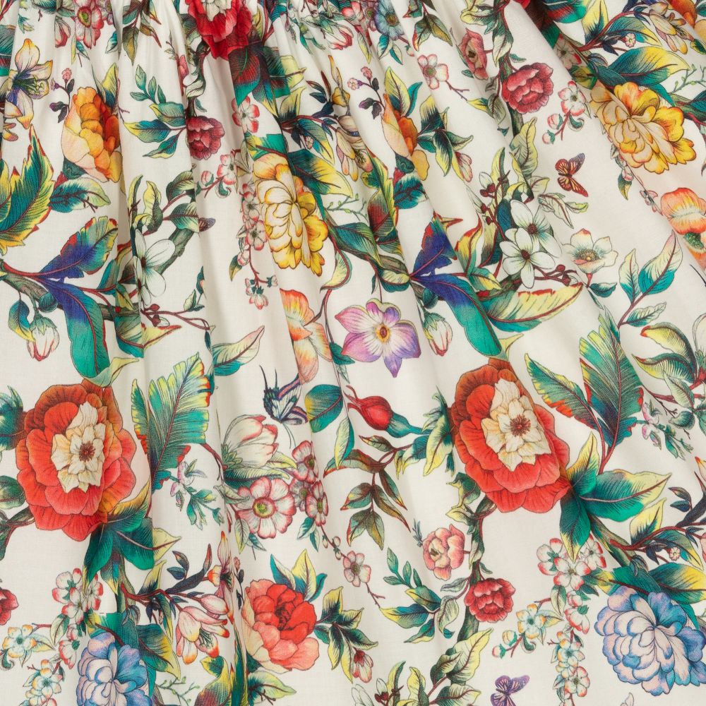 Graci-Girls White Floral Dress  | Childrensalon Outlet