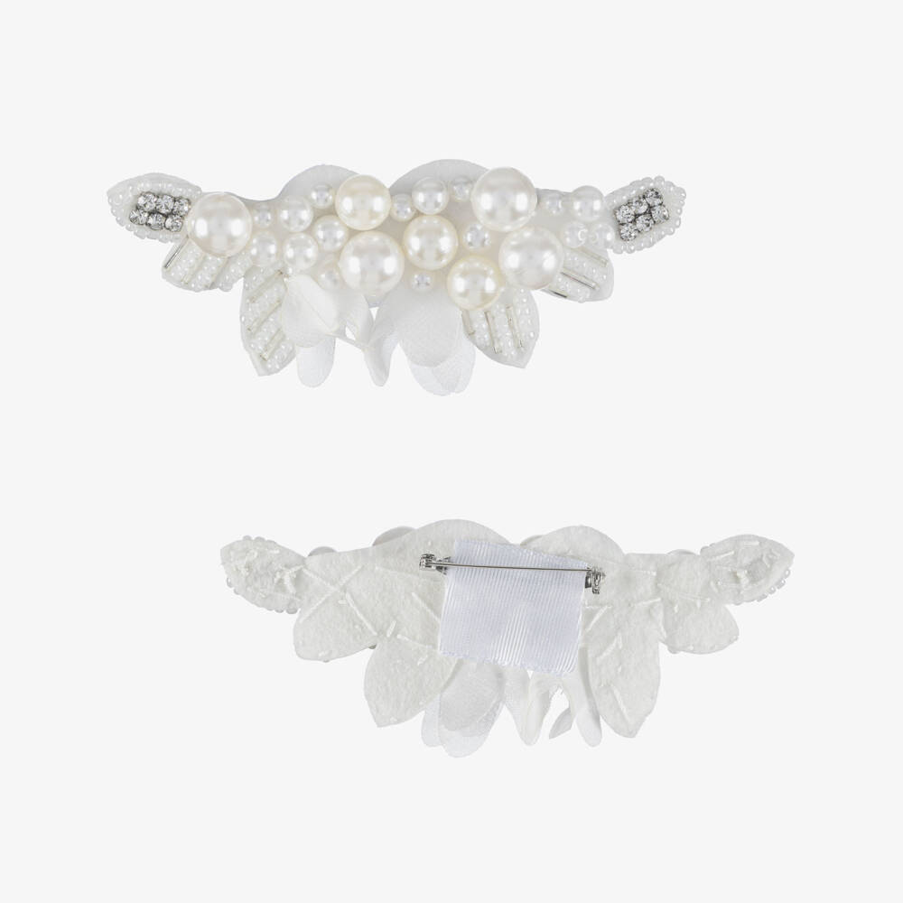 Graci-Кремовое кружевное платье для девочек | Childrensalon Outlet