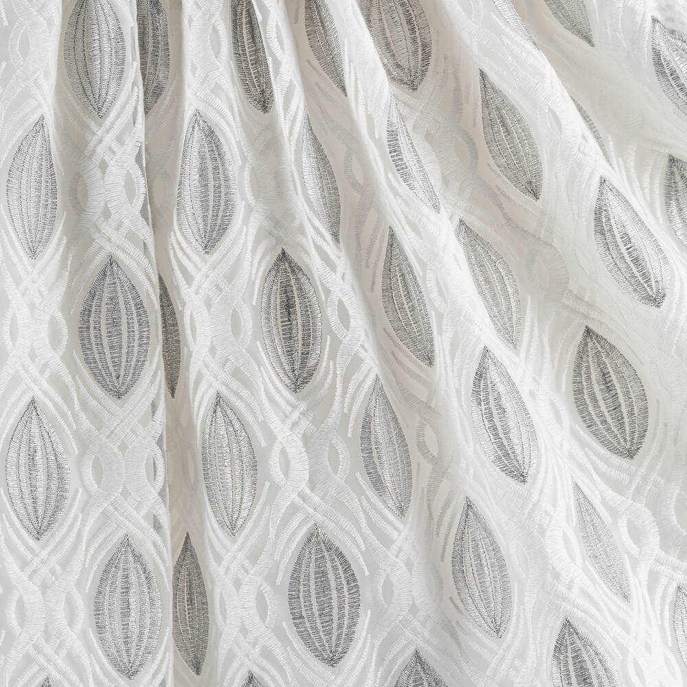 Graci-Girls White & Silver Organza Dress | Childrensalon Outlet