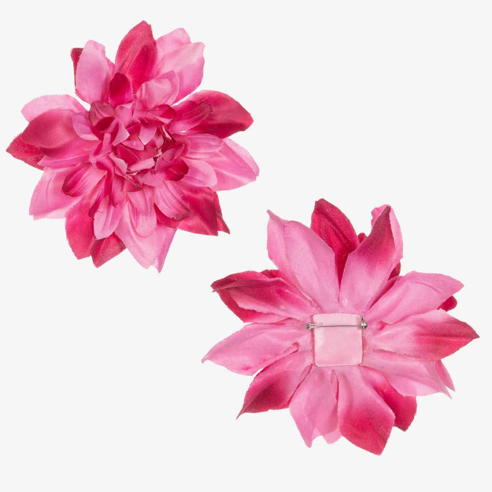 Graci-فستان قطن لون عاجي وزهري بطبعة ورود | Childrensalon Outlet