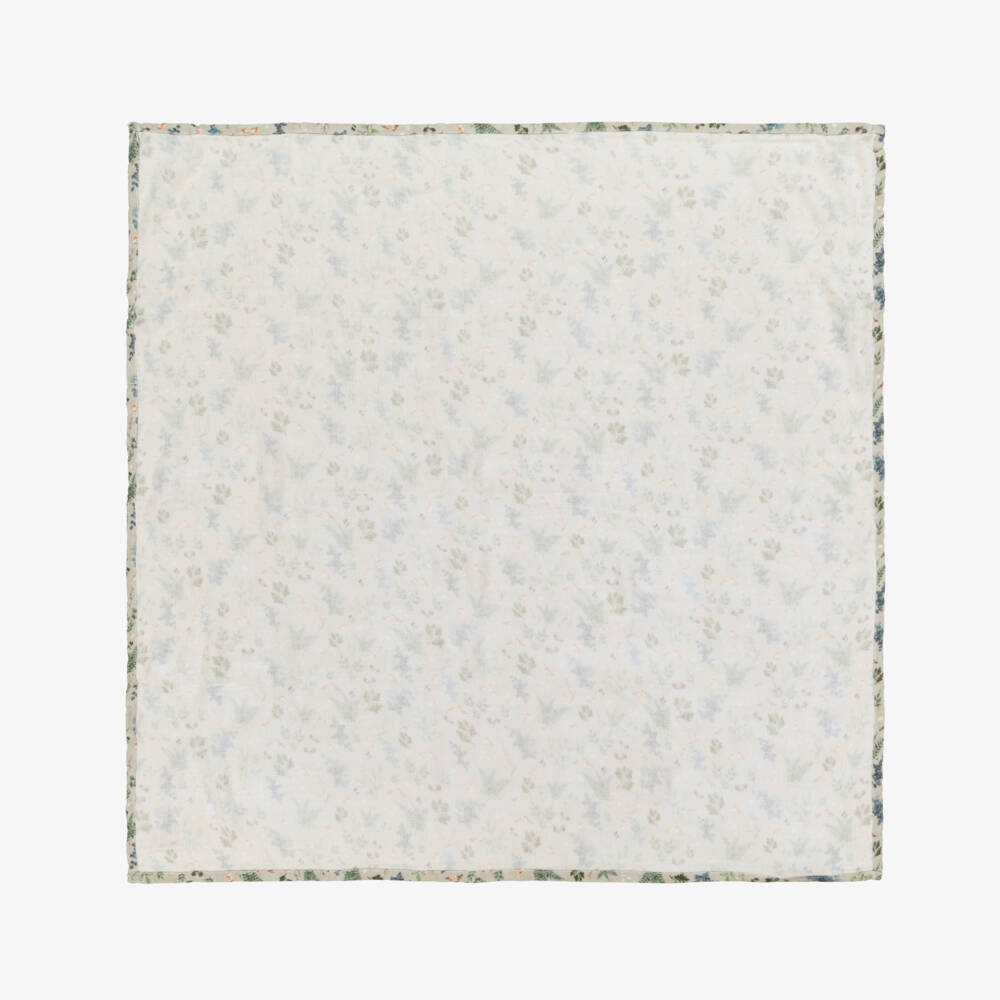 Elodie-Green & Blue Forest Print Muslin (80cm) | Childrensalon Outlet