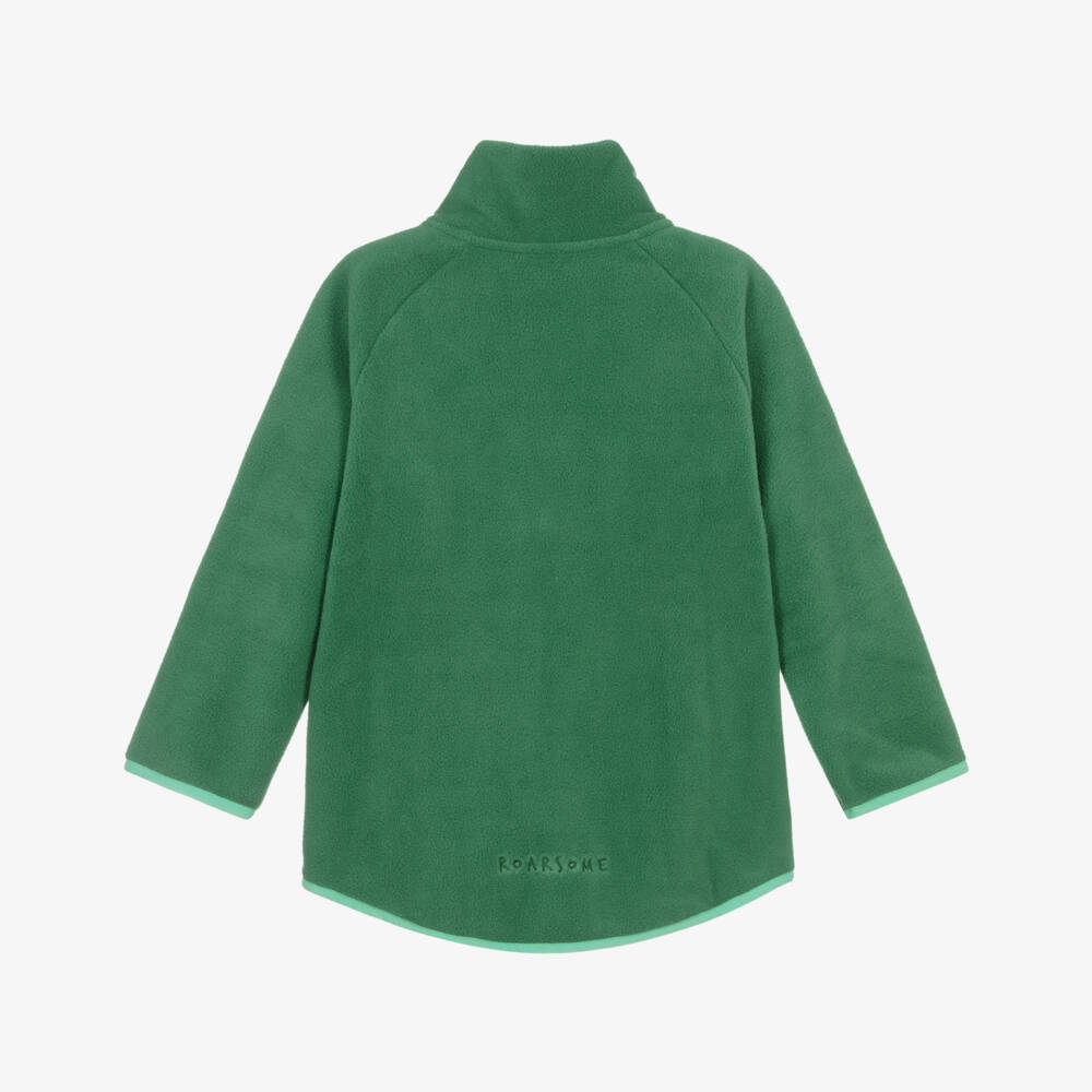 Roarsome-Green Spike the Dinosaur Fleece Top | Childrensalon Outlet