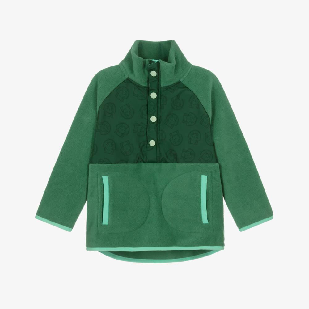 Roarsome-Green Spike the Dinosaur Fleece Top | Childrensalon Outlet