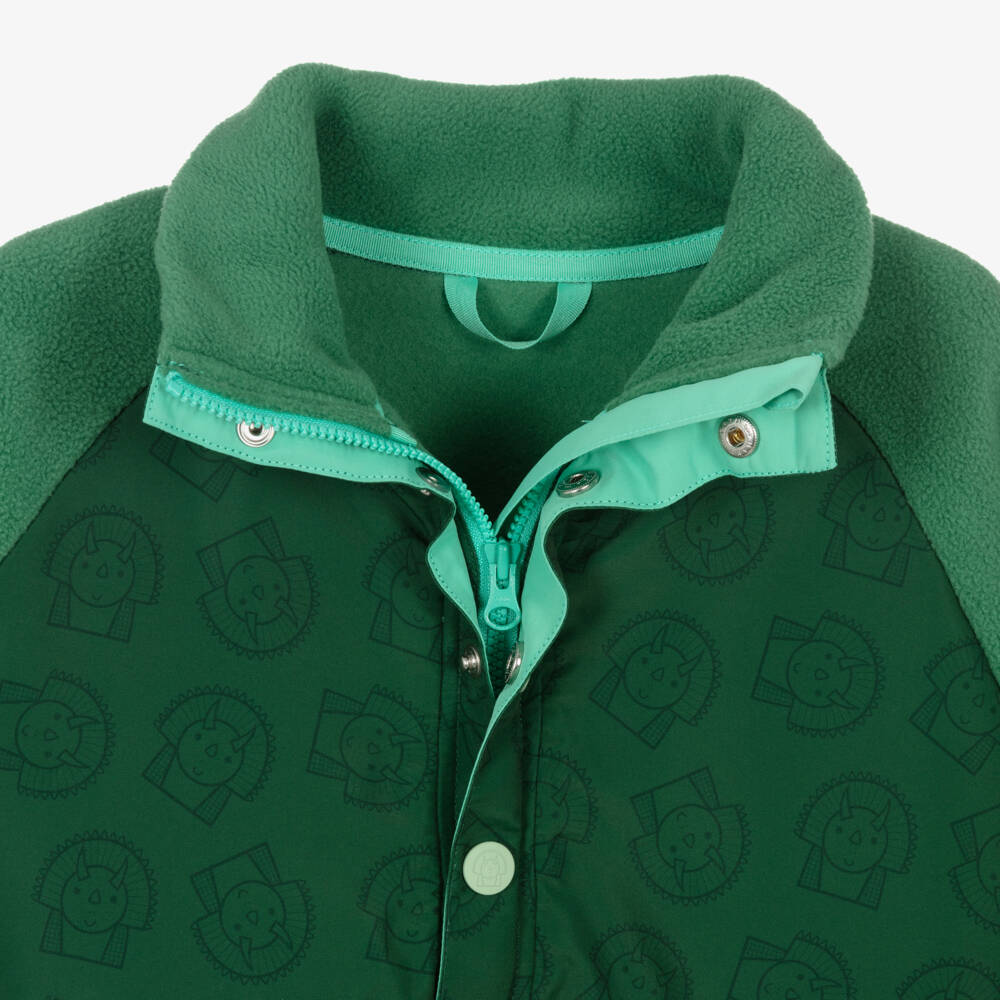 Roarsome-Green Spike the Dinosaur Fleece Top | Childrensalon Outlet