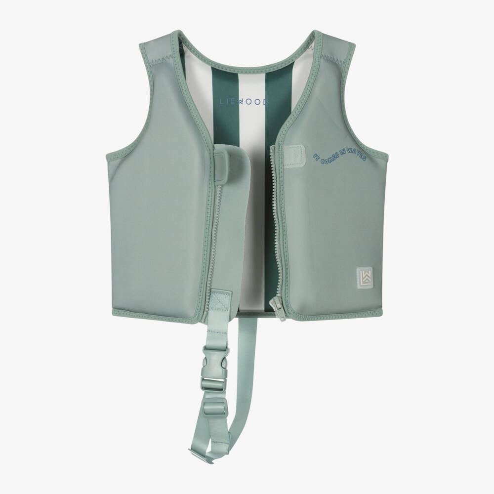 Liewood-Green Whale Swimming Float Vest | Childrensalon Outlet