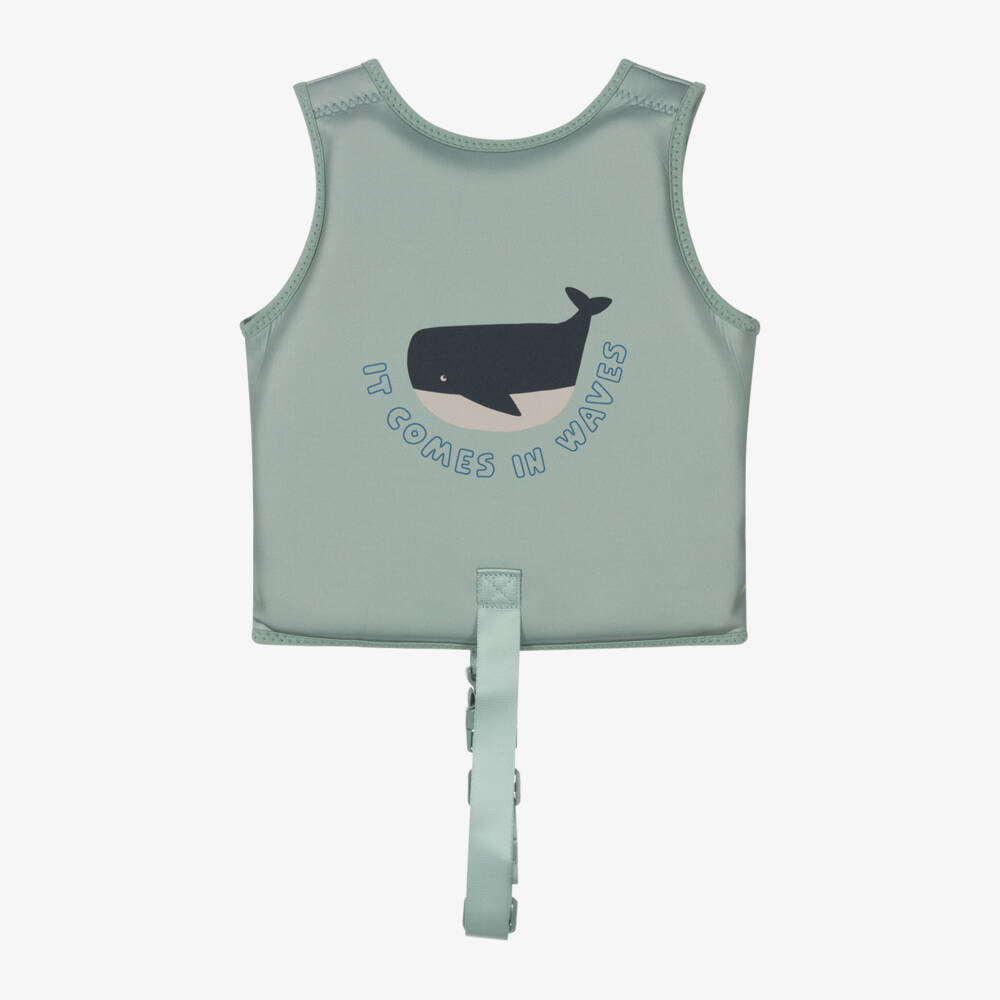 Liewood-Green Whale Swimming Float Vest | Childrensalon Outlet