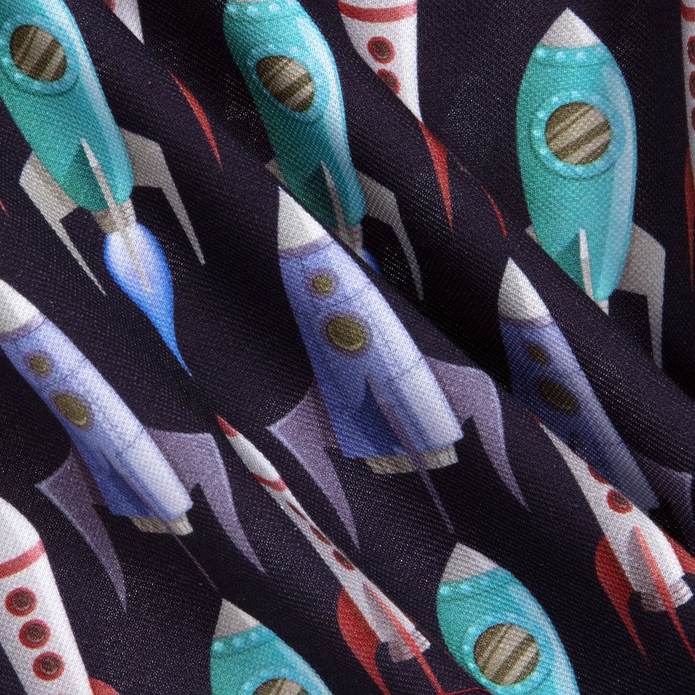 Gresham Blake for Childrensalon-Boys Blue Cotton Rocket Polo | Childrensalon Outlet