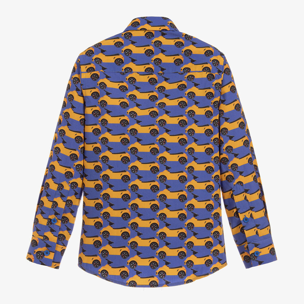 Gresham Blake for Childrensalon-Boys Cotton Toy Car Shirt | Childrensalon Outlet
