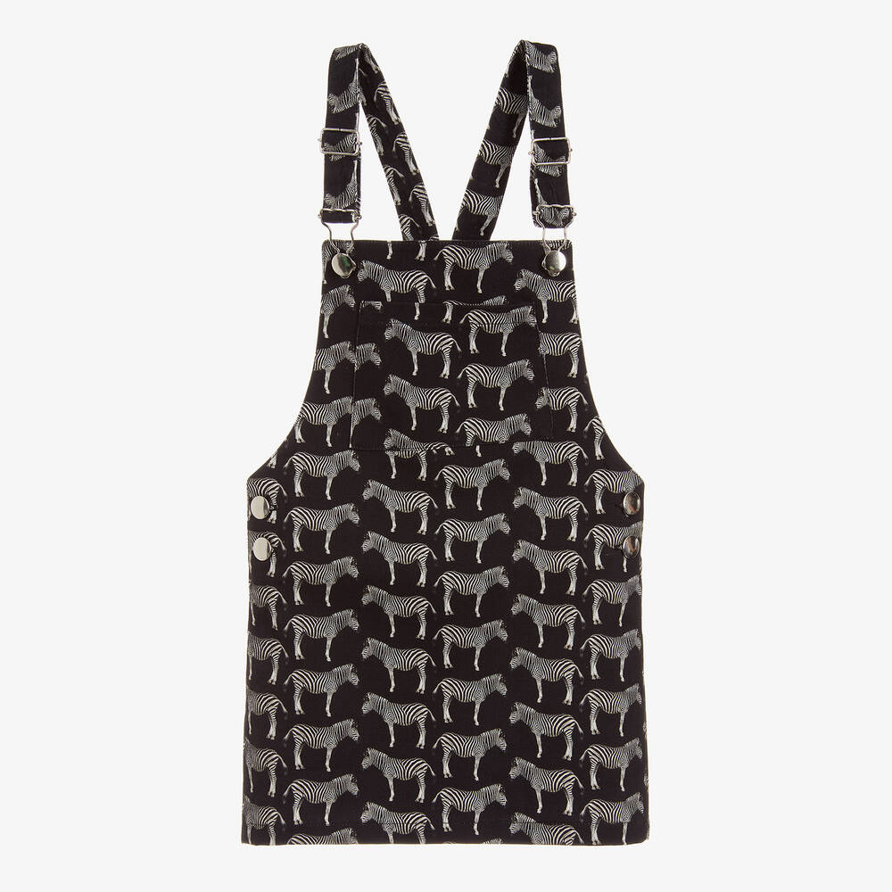 Gresham Blake for Childrensalon-Girls Cotton Zebra Dress | Childrensalon Outlet