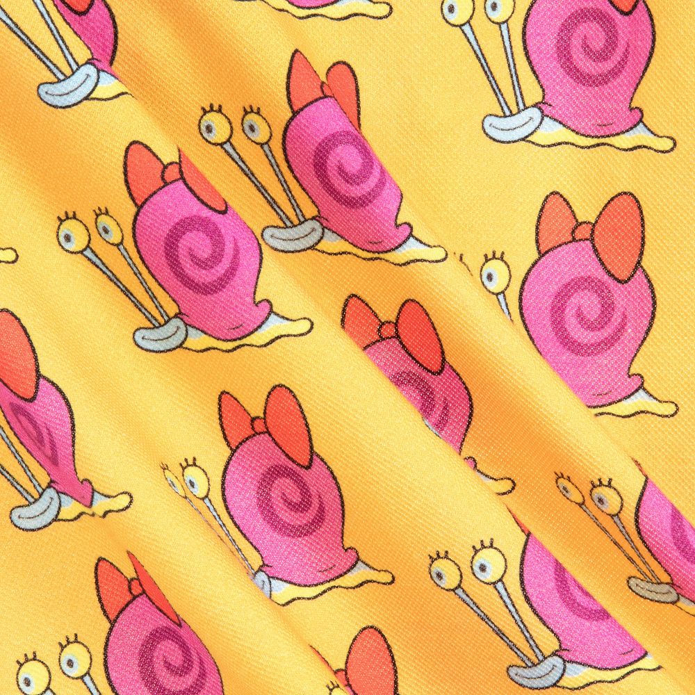 Gresham Blake for Childrensalon-فستان 'سبونج بوب' قطن بيكيه لون أصفر | Childrensalon Outlet