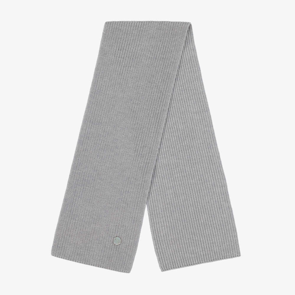 Artesanía Granlei-Grey Knitted Hat & Scarf Set | Childrensalon Outlet