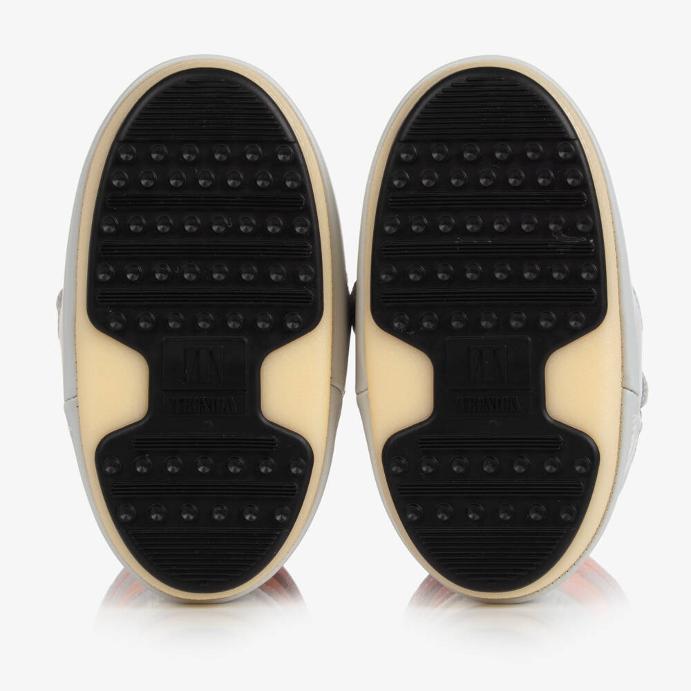 Moon Boot-Grey & Rainbow Snow Boots | Childrensalon Outlet