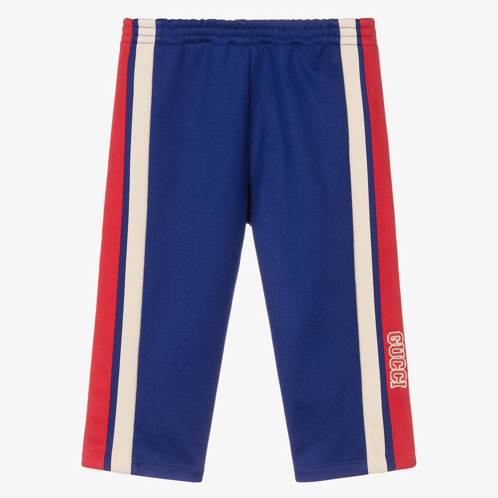 Gucci-Baby Boys Blue Joggers | Childrensalon Outlet